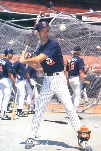 1991 San Diego Padres Smokey #26 Rob Picciolo Front