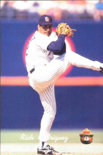 1991 San Diego Padres Smokey #32 Rich Rodriguez Front