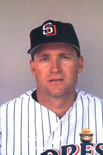 1991 San Diego Padres Smokey #39 Kevin Ward Front