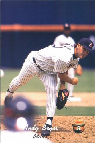 1991 San Diego Padres Smokey #3 Andy Benes Front