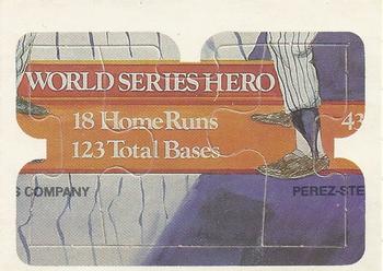 1983 Donruss Hall of Fame Heroes - Mickey Mantle Puzzle #58-60 Mickey Mantle Front