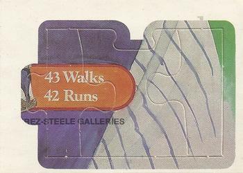 1983 Donruss Hall of Fame Heroes - Mickey Mantle Puzzle #61-63 Mickey Mantle Front