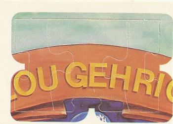 1985 Donruss - Lou Gehrig Puzzle #4-6 Lou Gehrig Front