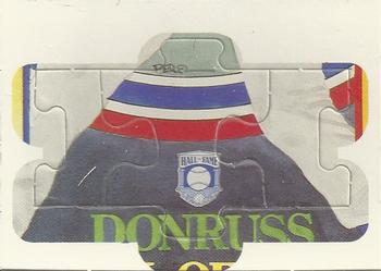 1986 Donruss - Hank Aaron Puzzle #49-51 Hank Aaron Front