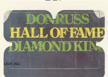 1986 Donruss - Hank Aaron Puzzle #58-60 Hank Aaron Front