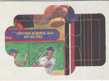 1984 Donruss Action All-Stars - Ted Williams Puzzle #52-54 Ted Williams Front