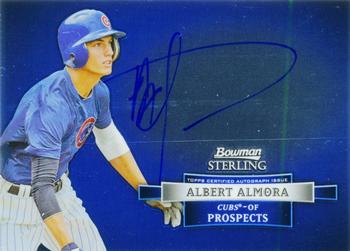 2012 Bowman Sterling - Prospect Autographs #BSAP-AA Albert Almora Front