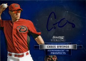 2012 Bowman Sterling - Prospect Autographs #BSAP-CO Chris Owings Front