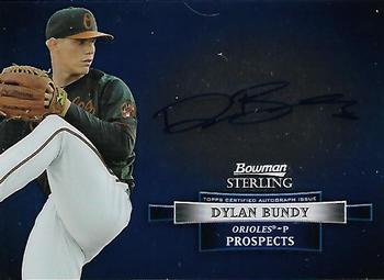 2012 Bowman Sterling - Prospect Autographs #BSAP-DB Dylan Bundy Front