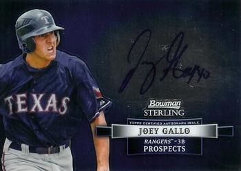 2012 Bowman Sterling - Prospect Autographs #BSAP-JGA Joey Gallo Front