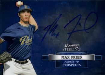 2012 Bowman Sterling - Prospect Autographs #BSAP-MF Max Fried Front