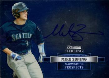 2012 Bowman Sterling - Prospect Autographs #BSAP-MZ Mike Zunino Front