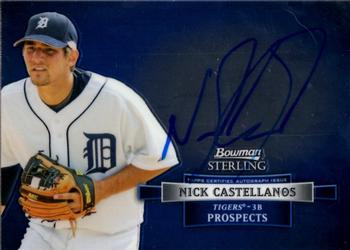 2012 Bowman Sterling - Prospect Autographs #BSAP-NC Nick Castellanos Front