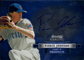 2012 Bowman Sterling - Prospect Autographs #BSAP-PJ Pierce Johnson Front