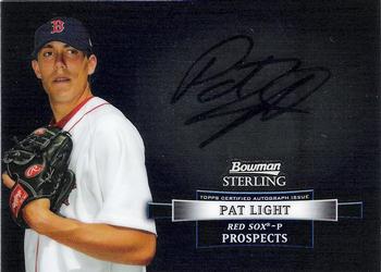 2012 Bowman Sterling - Prospect Autographs #BSAP-PL Pat Light Front