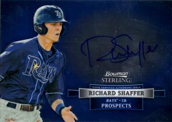 2012 Bowman Sterling - Prospect Autographs #BSAP-RS Richard Shaffer Front