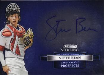 2012 Bowman Sterling - Prospect Autographs #BSAP-SB Steve Bean Front