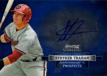 2012 Bowman Sterling - Prospect Autographs #BSAP-ST Stryker Trahan Front
