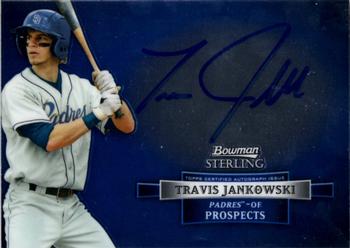 2012 Bowman Sterling - Prospect Autographs #BSAP-TJ Travis Jankowski Front