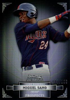 2012 Bowman Sterling - Prospects Refractors #BSP36 Miguel Sano Front