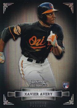 2012 Bowman Sterling - Refractors #42 Xavier Avery Front