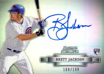 2012 Bowman Sterling - Rookie Autographs #BSAR-BJ Brett Jackson Front