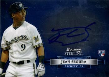 2012 Bowman Sterling - Rookie Autographs #BSAR-JS Jean Segura Front