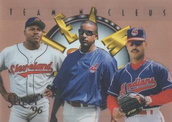 1996 Select - Team Nucleus #1 Manny Ramirez / Albert Belle / Carlos Baerga Front