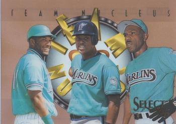1996 Select - Team Nucleus #16 Charles Johnson / Andre Dawson / Gary Sheffield Front