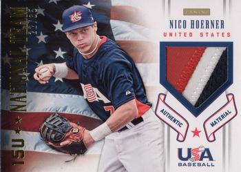 2012 Panini USA Baseball - 15U National Team Patches #11 Nico Hoerner Front