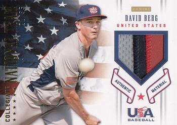 2012 Panini USA Baseball - Collegiate National Team Patches #1 David Berg Front