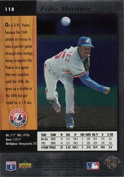 1996 SP #118 Pedro Martinez Back