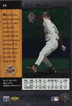 1996 SP #33 Mike Mussina Back