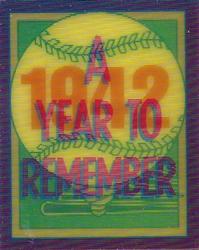 1989 Score - Magic Motion: A Year to Remember #11 Ted Williams: 1942 Front