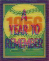 1989 Score - Magic Motion: A Year to Remember #25 Mickey Mantle: 1956 Front