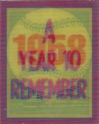 1989 Score - Magic Motion: A Year to Remember #27 West Coast: 1958 Front