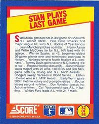 1989 Score - Magic Motion: A Year to Remember #32 Stan Musial: 1963 Back