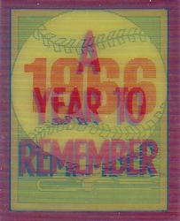 1989 Score - Magic Motion: A Year to Remember #35 Frank Robinson: 1966 Front
