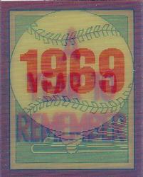 1989 Score - Magic Motion: A Year to Remember #38 New York Mets: 1969 Front
