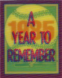 1989 Score - Magic Motion: A Year to Remember #54 Pete Rose: 1985 Front