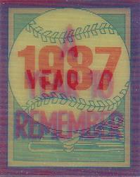 1989 Score - Magic Motion: A Year to Remember #56 Don Mattingly: 1987 Front