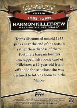 2010 Topps Update - The Cards Your Mom Threw Out #CMT120 Harmon Killebrew Back