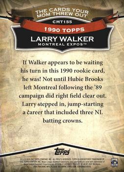 2010 Topps Update - The Cards Your Mom Threw Out #CMT155 Larry Walker Back