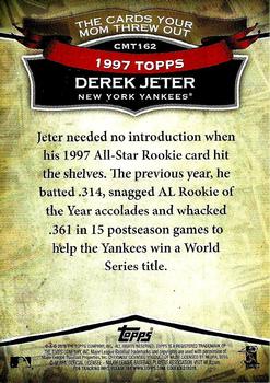 2010 Topps Update - The Cards Your Mom Threw Out #CMT162 Derek Jeter Back