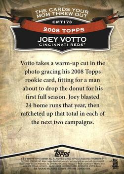 2010 Topps Update - The Cards Your Mom Threw Out #CMT173 Joey Votto Back
