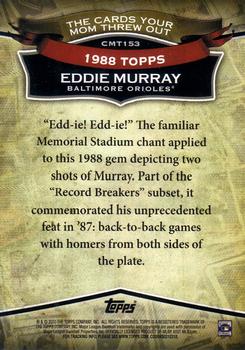 2010 Topps Update - The Cards Your Mom Threw Out #CMT153 Eddie Murray Back