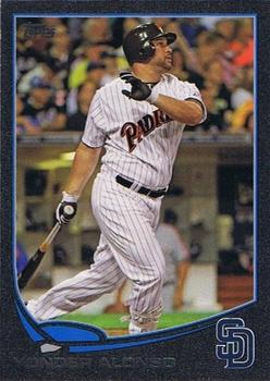 2013 Topps - Black #223 Yonder Alonso Front