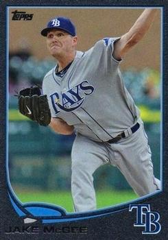 2013 Topps - Black #384 Jake McGee Front