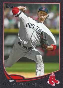 2013 Topps - Black #503 Clay Buchholz Front