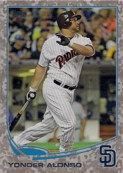 2013 Topps - Camo #223 Yonder Alonso Front